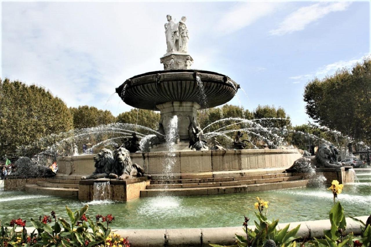 Blue Fountain Luxueux Studio Aix Centre Historique -Wifi-Smart Tv- Aix-en-Provence Luaran gambar